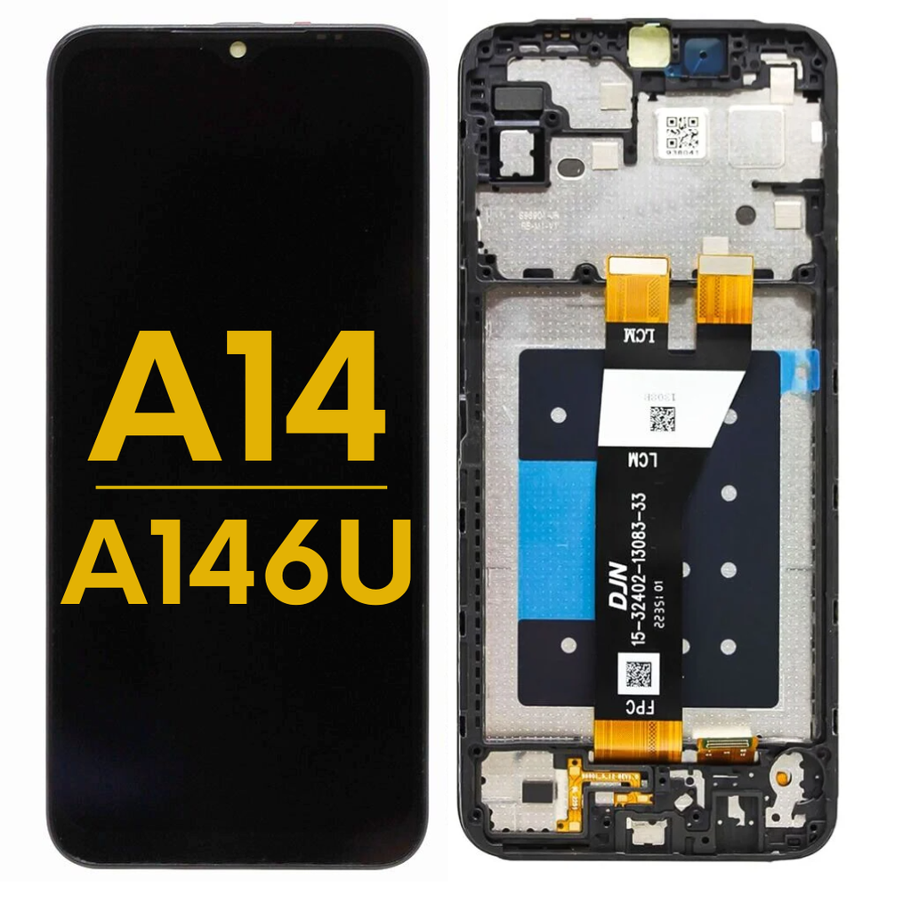 LCD ASSEMBLY WITH FRAME COMPATIBLE FOR SAMSUNG A14 A146U 5G-U / A146P / A326U/P  US VERSION ALL COLOR PREMIUM