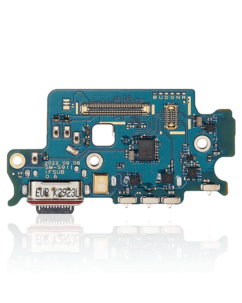 CHARGING PORT BOARD WITH SIM CARD READER COMPATIBLE FOR SAMSUNG S23 5G S911B INTERNATIONAL PREMIUM