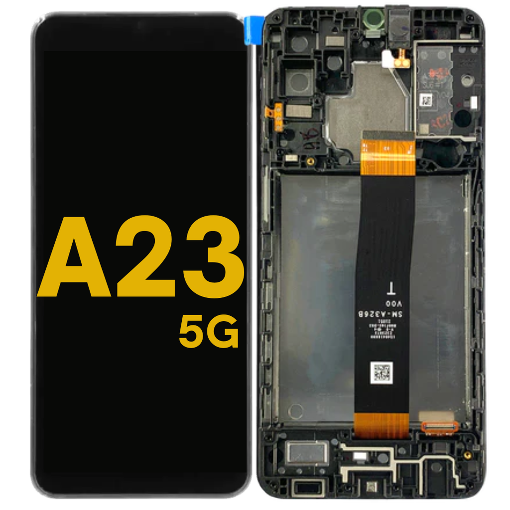LCD ASSEMBLY WITH FRAME COMPATIBLE FOR SAMSUNG A23 5G A236 2020 PREMIUM