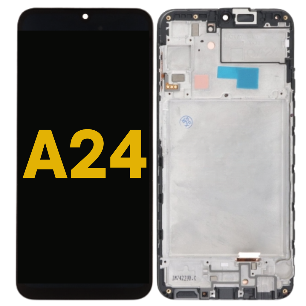OLED BIG LCD ASSEMBLY WITH FRAME COMPATIBLE FOR SAMSUNG A24 A245 2023 PREMIUM