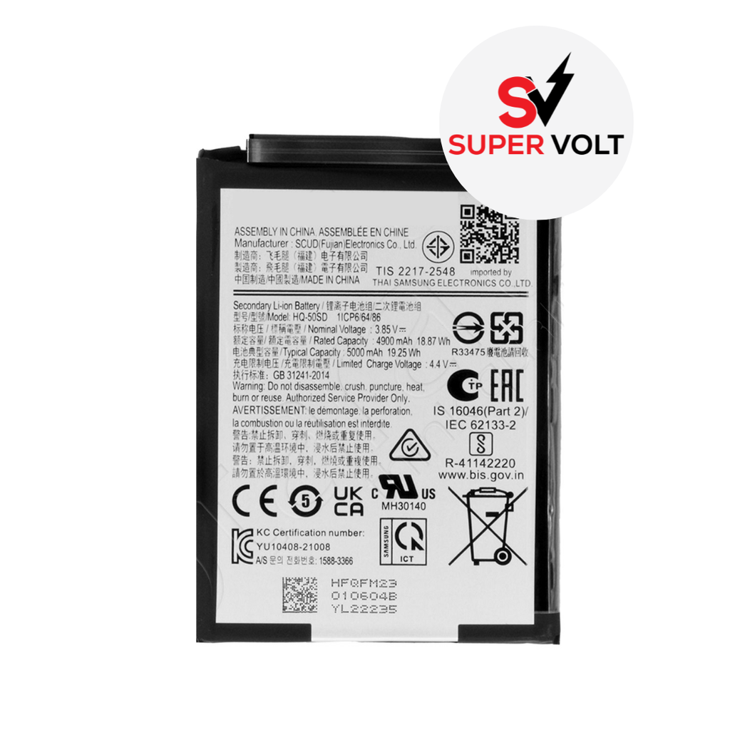 BATTERY REPLACEMENT COMPATIBLE FOR SAMSUNG A04 (A045) 2022 / A04E (A042) 2022 / A14 (A145_ 2023 / A14 5G (A146U / 146P / 146V / 2023 PREMIUM