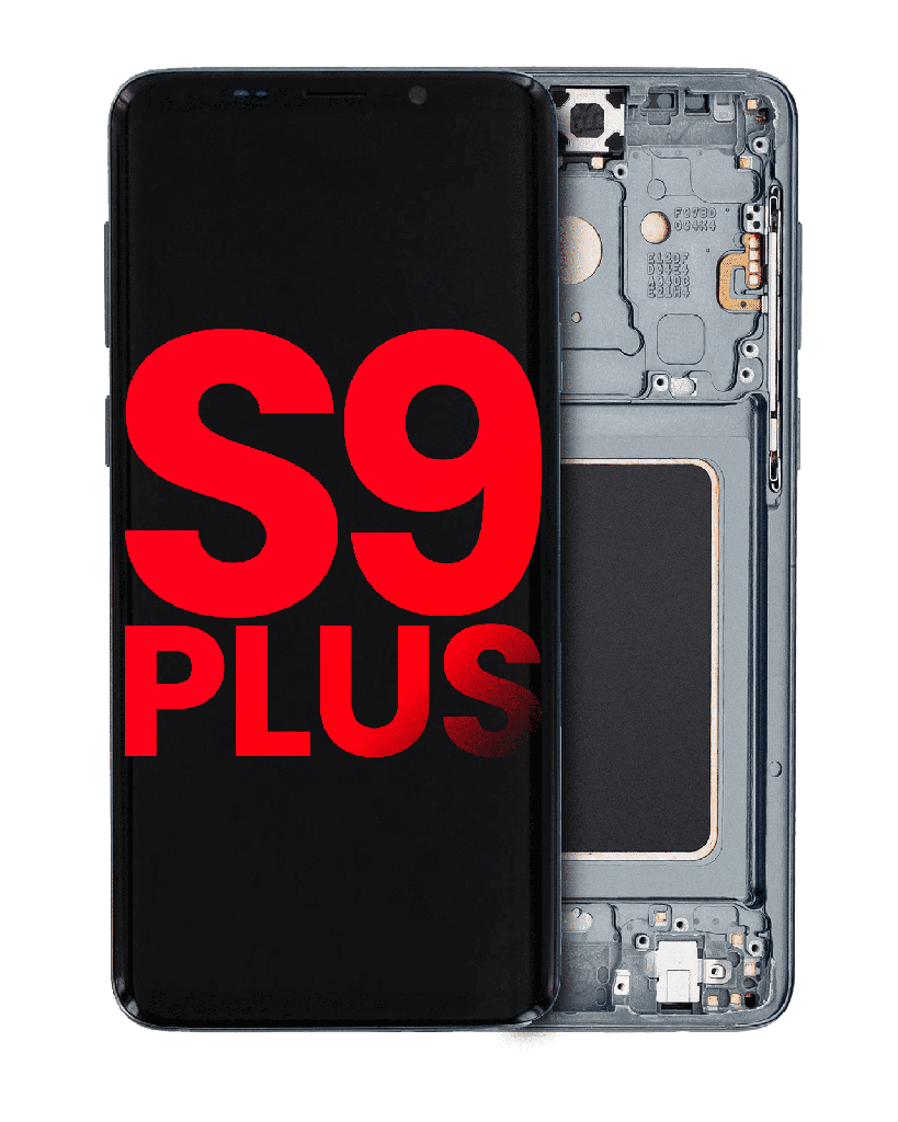 OLED LCD ASSEMBLY WITH FRAME COMPATIBLE FOR SAMSUNG S9 PLUS A+ GRAY COLOR