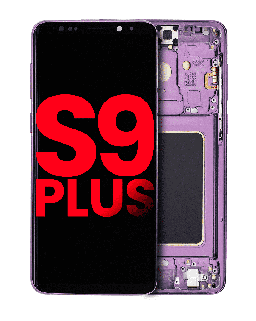 OLED LCD ASSEMBLY WITH FRAME COMPATIBLE FOR SAMSUNG S9 PLUS A+ PINK COLOR DO NOT WORK ON VERIZON