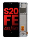 OLED LCD ASSEMBLY WITH FRAME COMPATIBLE FOR SAMSUNG S20 FE 4G / 5G A+ GREEN COLOR