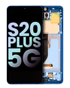 OLED LCD ASSEMBLY WITH FRAME COMPATIBLE FOR SAMSUNG S20 PLUS 5G A+ BLUE COLOR