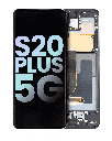 OLED LCD ASSEMBLY WITH FRAME COMPATIBLE FOR SAMSUNG S20 PLUS A+ GRAY COLOR