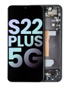 OLED LCD ASSEMBLY WITH FRAME COMPATIBLE FOR SAMSUNG S22 PLUS 5G A+ BLACK COLOR