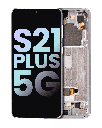 OLED LCD ASSEMBLY WITH FRAME COMPATIBLE FOR SAMSUNG S21 PLUS 5G A+ SILVER COLOR