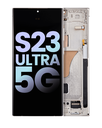 OLED LCD ASSEMBLY WITH FRAME COMPATIBLE FOR SAMSUNG S23 ULTRA 5G A+ CREAM COLOR