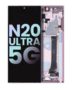 OLED LCD ASSEMBLY WITH FRAME COMPATIBLE FOR SAMSUNG NOTE 20 ULTRA 5G A+ BROONZE COLOR