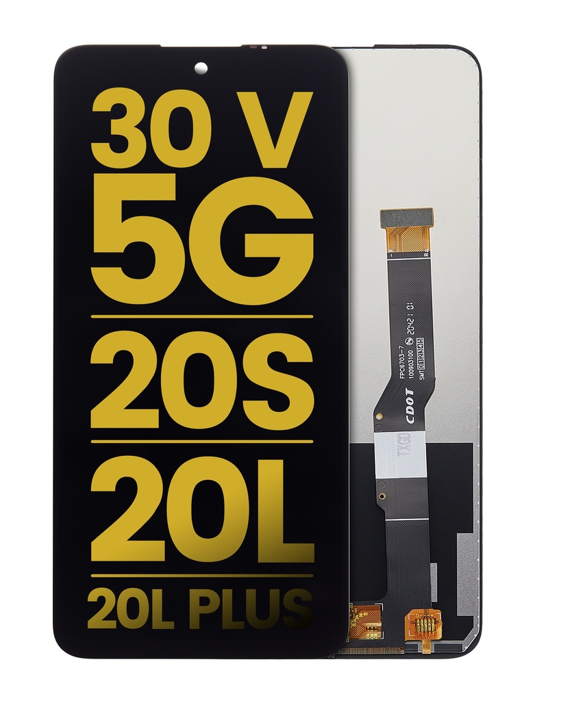 LCD ASSEMBLY WITHOUT FRAME COMPATIBLE FOR TCL 20S / TCL 20L / TCL 20L PLUS PREMIUM