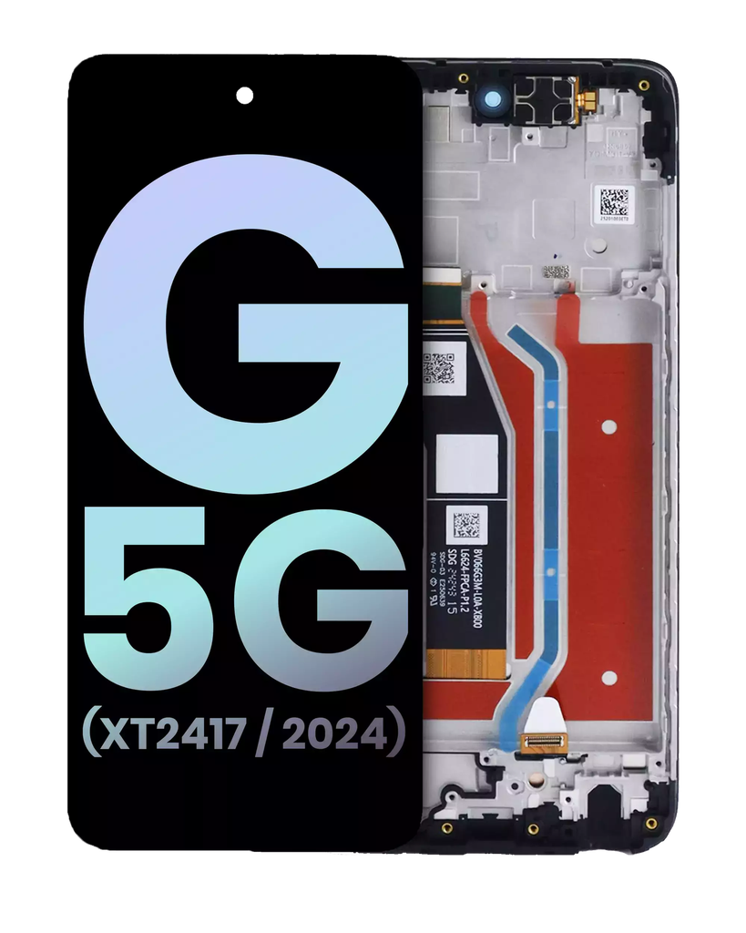 LCD ASSEMBLY WITH FRAME COMPATIBLE FOR MOTOROLA MOTO G 5G XT2417 2024