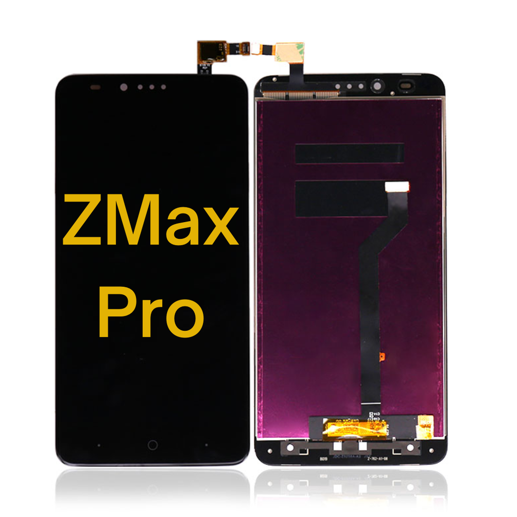 LCD ASSEMBLY WITHOUT FRAME COMPATIBLE FOR ZTE MAX PRO Z981 PREMIUM BLACK COLOR