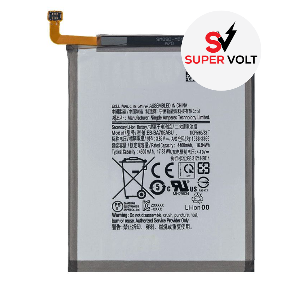 SUPERVOLT BATTERY COMPATIBLE FOR SAMSUNG A70 A705 2019 (PREMIUM)