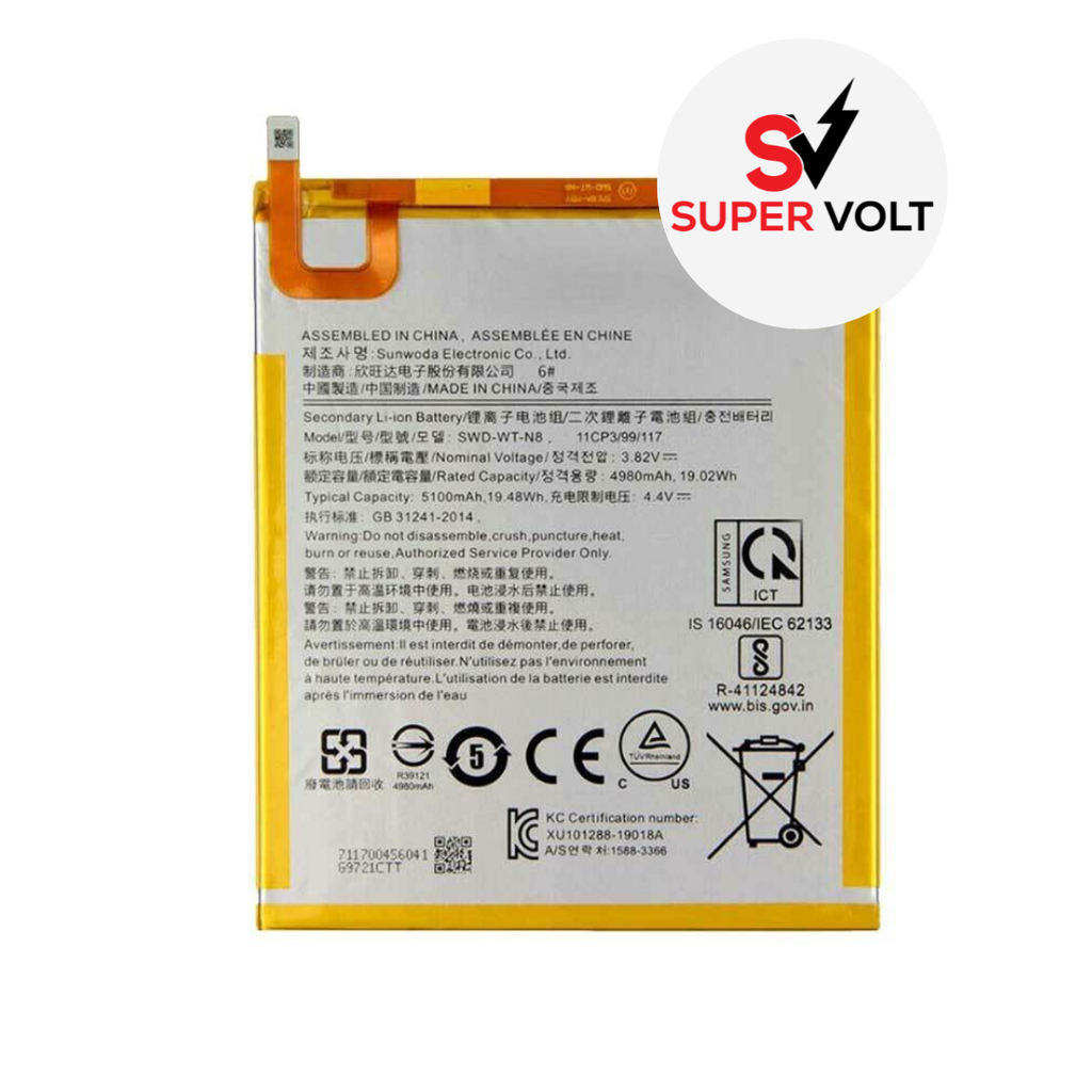 BATTERY REPLACEMENT COMPATIBLE FOR SAMSUNG TAB A 8.0 2019 T290 / T295 PREMIUM