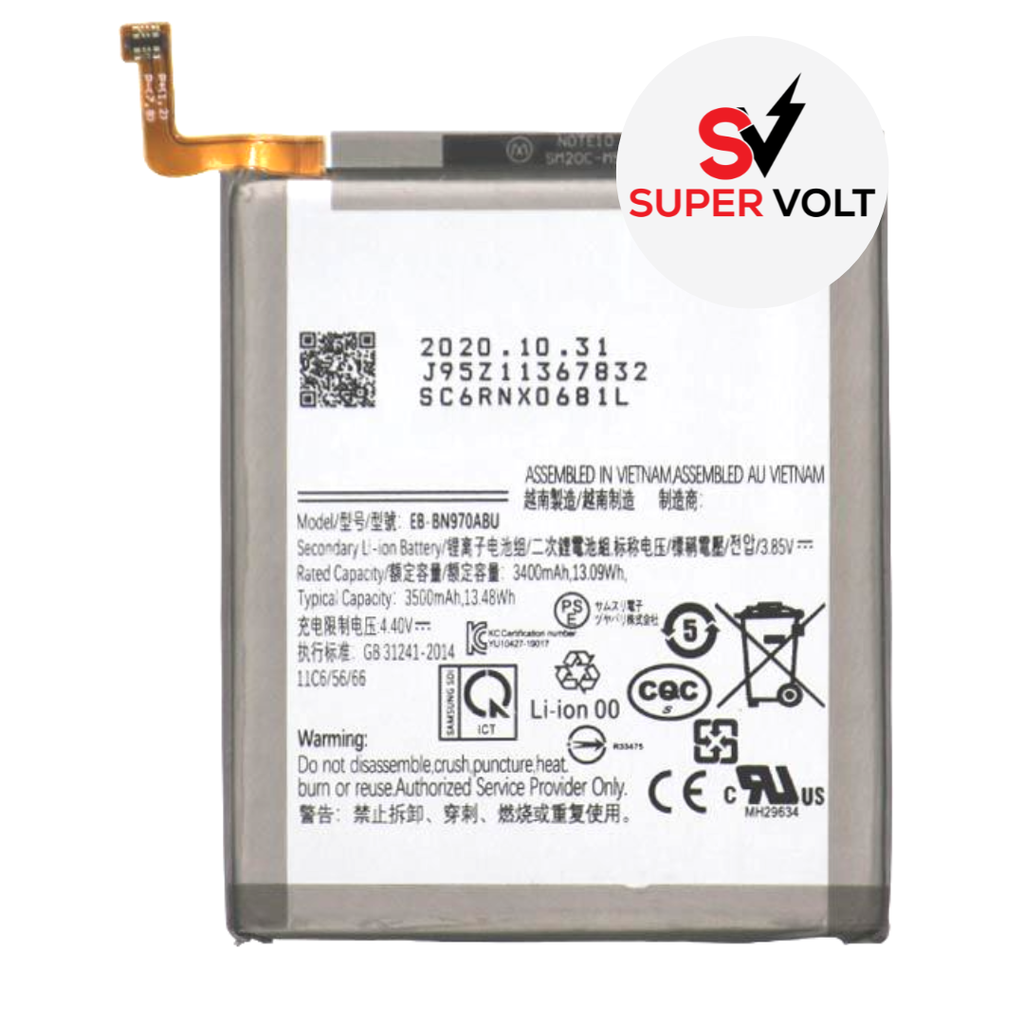 SUPERVOLT BATTERY COMPATIBLE FOR SAMSUNG NOTE 10 PREMIUM