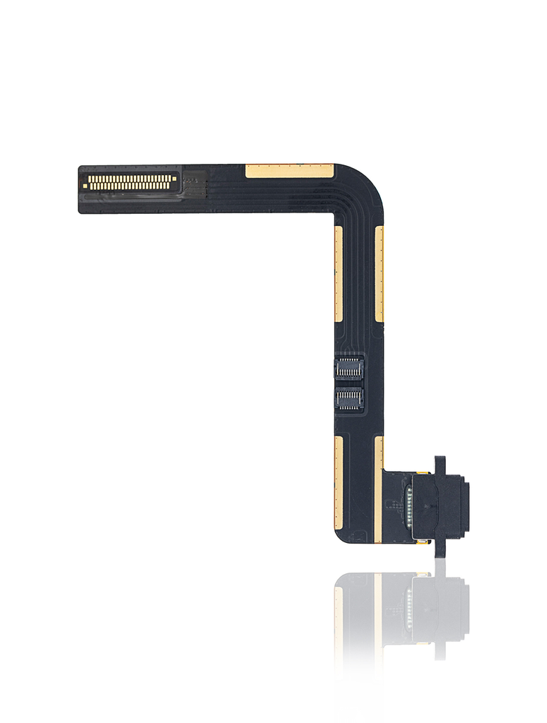 CHARGING PORT FLEX CABLE COMPATIBLE FOR IPAD 6 2018 A1893 A1954 / IPAD AIR 1 A1474 A1475 / IPAD 5 2017 A1474 A1475 A1822 A1823 A1893 / BLACK COLOR (PREMIUM)