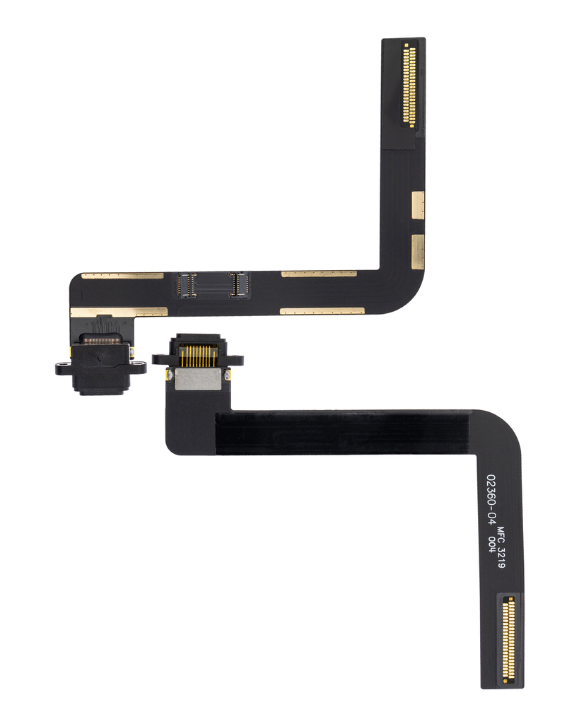 CHARGING PORT FLEX CABLE COMPATIBLE FOR IPAD 7 2019 A2200 A2198 A2197 / IPAD 8 2020 A2270 A 2428 / IPAD 9 2021 A2602 A2603 / BLACK COLOR (PREMIUM)