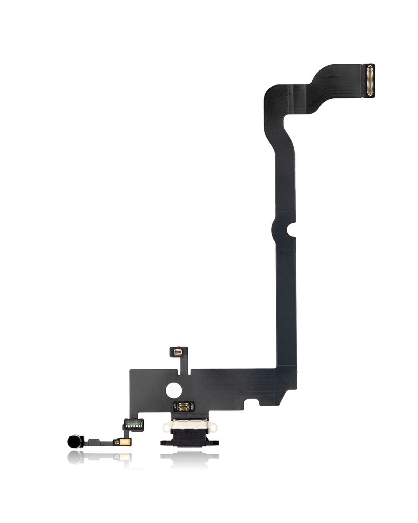 CHARGING PORT FLEX CABLE COMPATIBLE FOR IPHONE XS-MAX BLACK COLOR (PREMIUM)