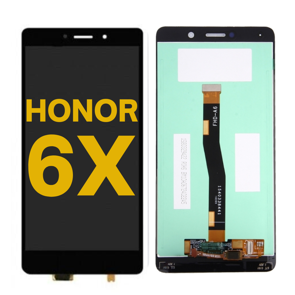 LCD ASSEMBLY WITHOUT FRAME COMPATIBLE FOR  HUAWEI HONOR 6X AL10 TL10 BLN-L24 L22 L21 PREMIUM BLACK COLOR