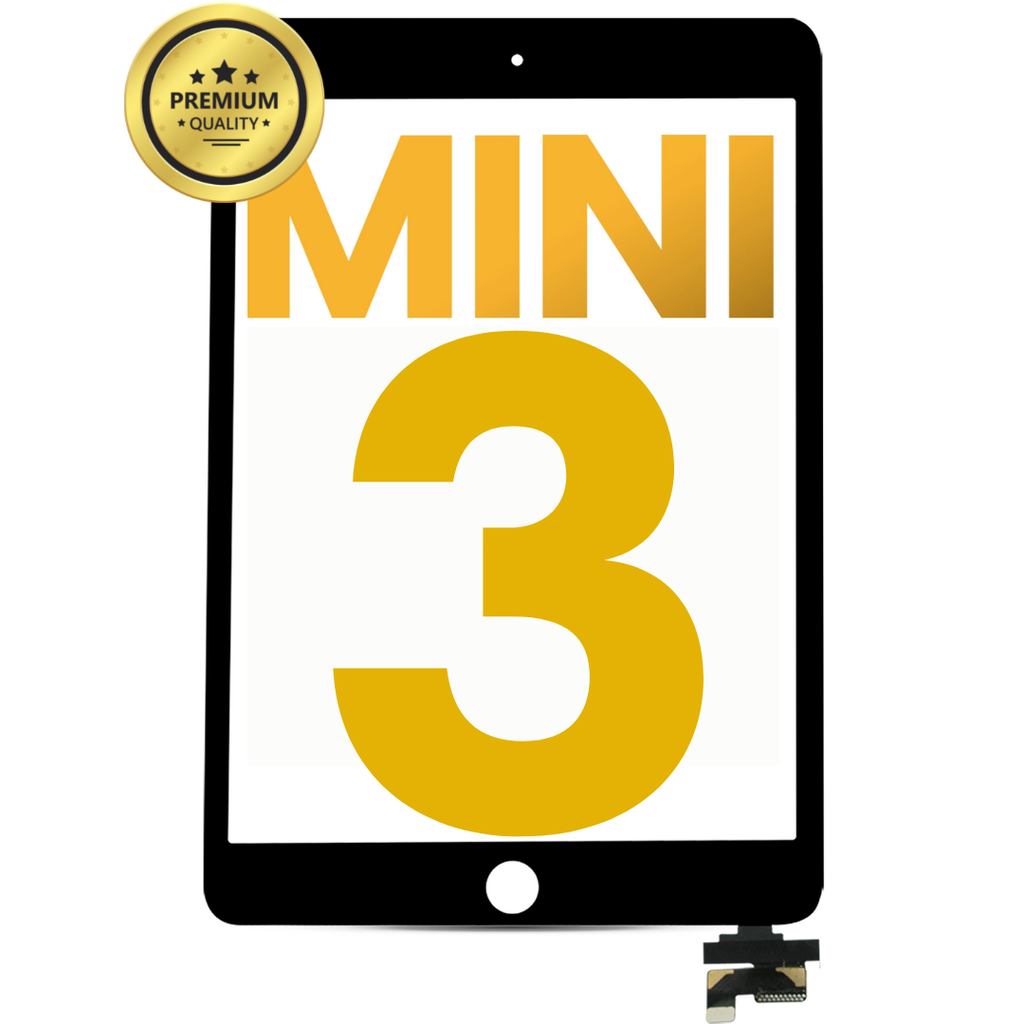 DIGITIZER WITH IC CHIP COMPATIBLE FOR IPAD MINI 3 / A1599 / A1600 / BLACK PREMIUM