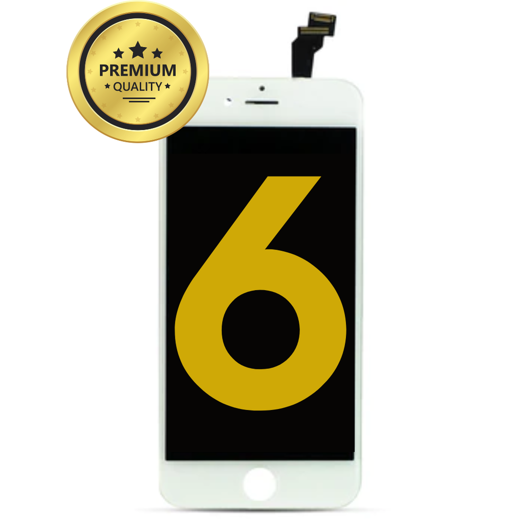 LCD ASSEMBLY COMPATIBLE FOR IPHONE 6  PREMIUM WHITE