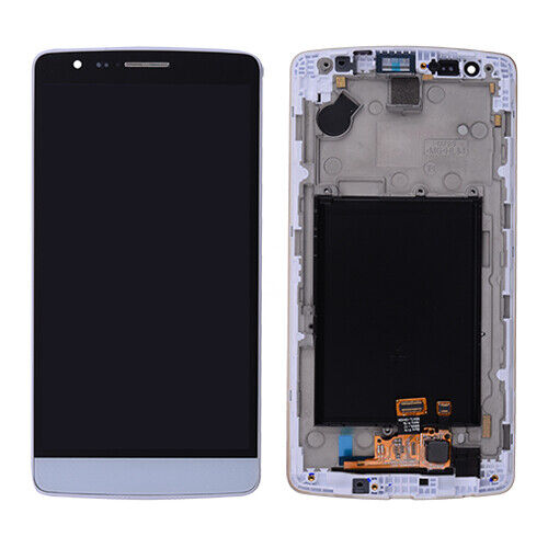 LCD ASSEMBLY WITH FRAME COMPATIBLE FOR LG G3 MINI D722 D724 D725 D728 LS885 PREMIUM WHITE COLOR