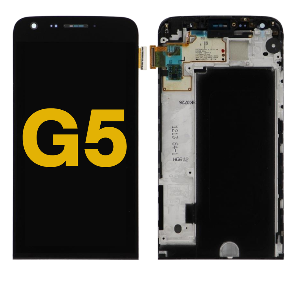 LCD ASSEMBLY WITH FRAME COMPATIBLE FOR  LG G5 H820 / H830 / H831 / H840 / H850 / VS987 / LS992 / US992 / RS988 PREMIUM ALL COLORS COLOR