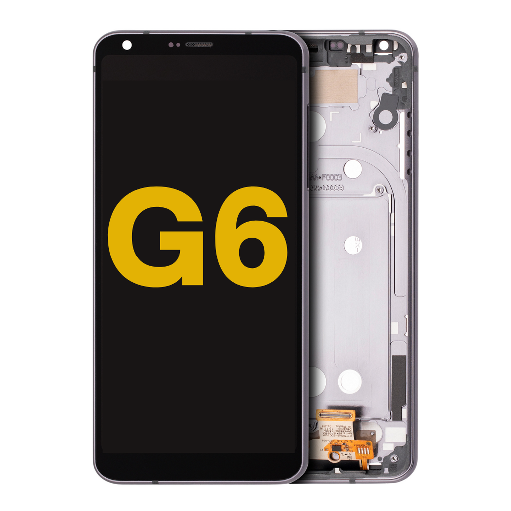 LCD ASSEMBLY WITH FRAME COMPATIBLE FOR LG G6 DUAL SIM H870D H871 H872 LS993 VS998 PREMIUM BLACK COLOR