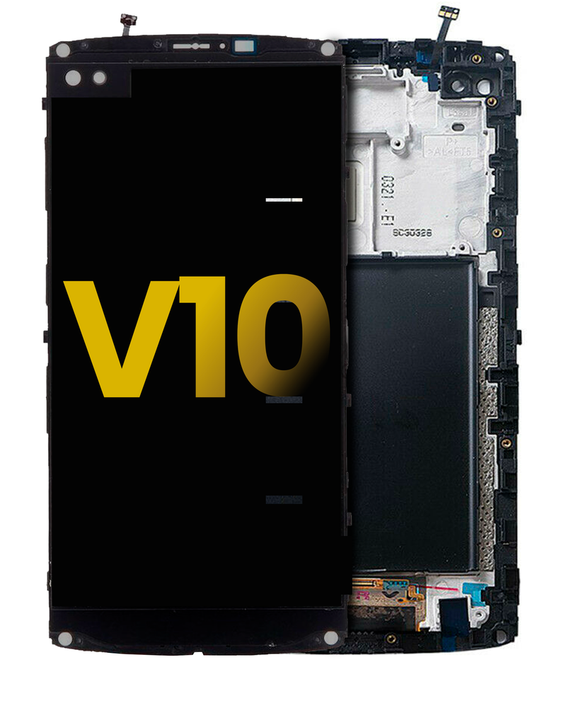 LCD ASSEMBLY WITH FRAME COMPATIBLE FOR  V10 PREMIUM BLACK COLOR