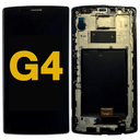 LCD ASSEMBLY WITH FRAME COMPATIBLE FOR LG G4 PREMIUM BLACK COLOR