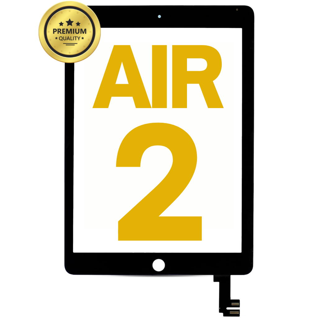 DIGITIZER FOR IPAD AIR 2 GLASS SEPARATION REQUIRED BLACK PREMIUM