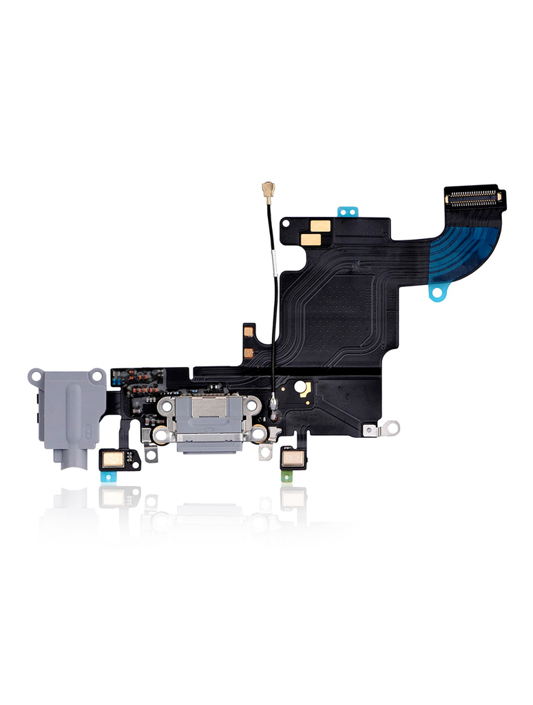CHARGING PORT FLEX CABLE COMPATIBLE FOR IPHONE 6S BLACK COLOR (PREMIUM)