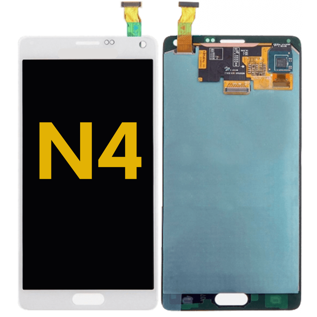 OLED LCD ASSEMBLY WITHOUT FRAME COMPATIBLE FOR SAMSUNG NOTE 4 N910 PREMIUM WHITE COLOR