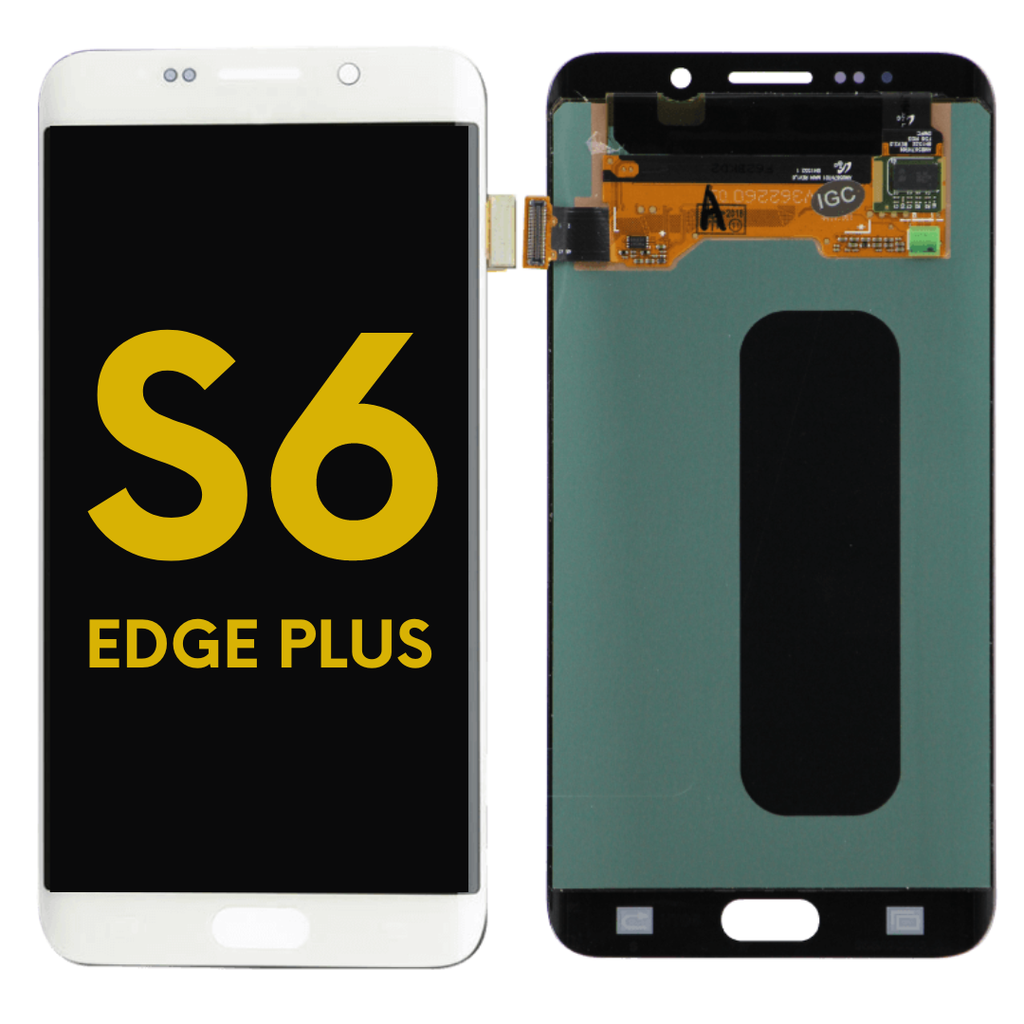 OLED LCD ASSEMBLY WITHOUT FRAME COMPATIBLE FOR SAMSUNG S6 EDGE PLUS G928 PREMIUM WHITE COLOR
