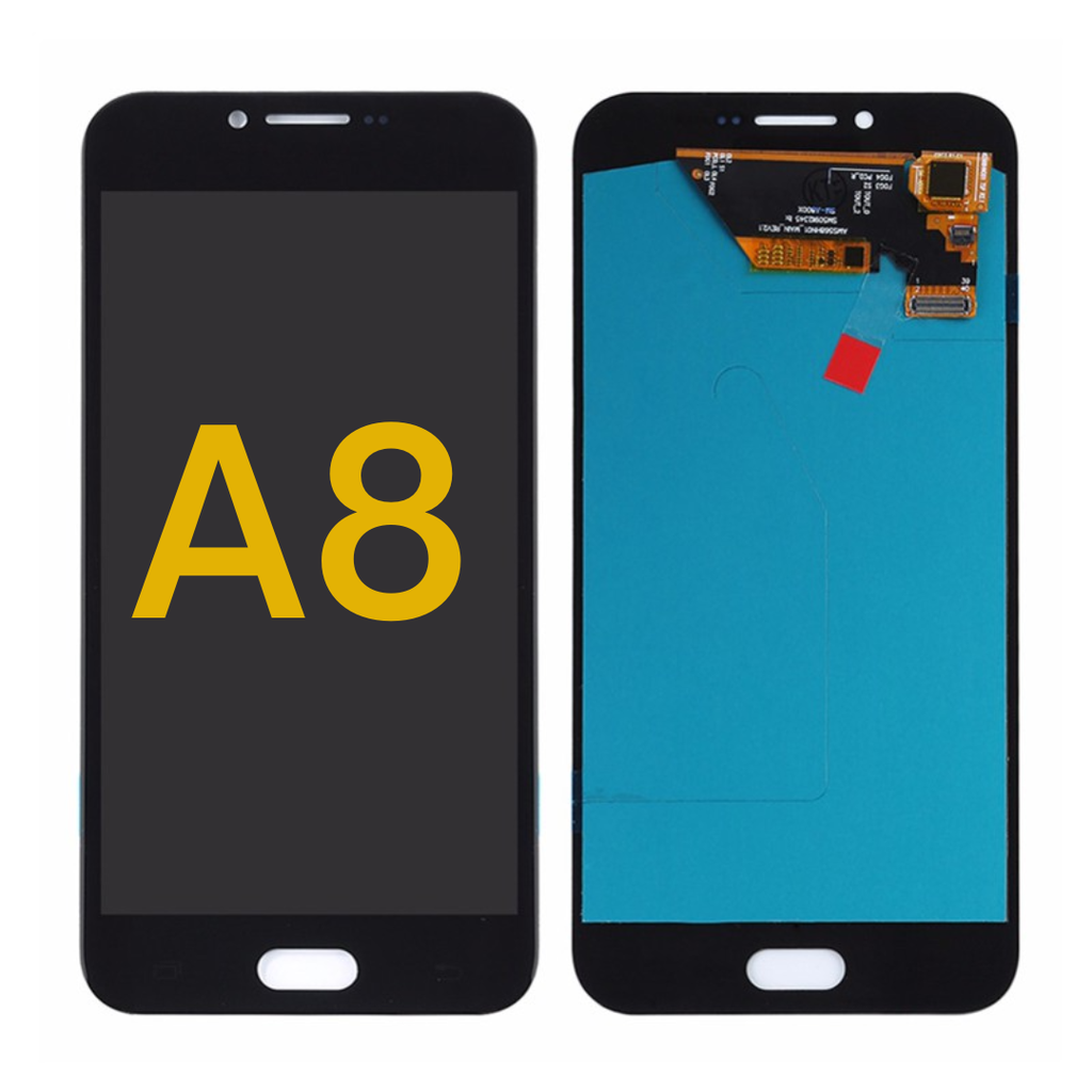 OLED LCD ASSEMBLY WITHOUT FRAME COMPATIBLE FOR SAMSUNG A8 A810 800F / A8000 PREIMIUM BLACK COLOR