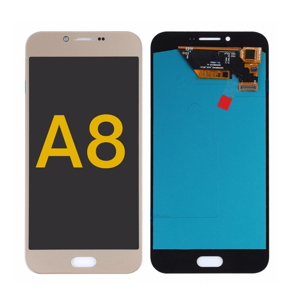 OLED LCD ASSEMBLY WITHOUT FRAME COMPATIBLE FOR SAMSUNG A8 A810 800F / A8000 PREIMIUM GOLD COLOR