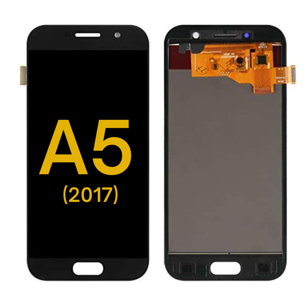OLED LCD ASSEMBLY WITHOUT FRAME COMPATIBLE FOR SAMSUNG A5 A520 2017 PREMIUM BLACK COLOR