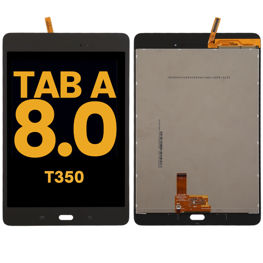 LCD ASSEMBLY with frame (COMPLETE) COMPATIBLE FOR SAMSUNG TAB A 8.0'' 2015 SM-T350 T355 T357 PREMIUM BLACK COLOR