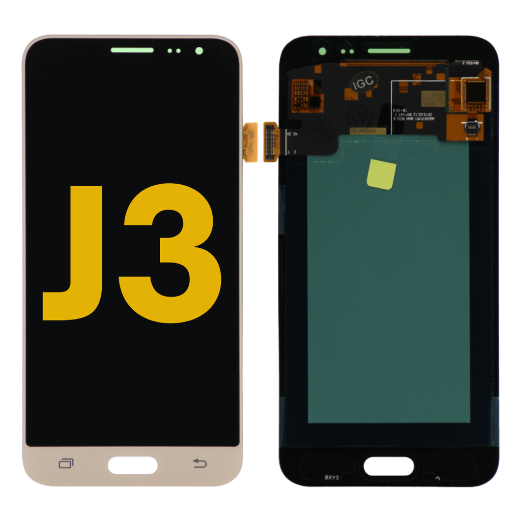 OLED LCD ASSEMBLY WITHOUT FRAME COMPATIBLE FOR SAMSUNG J3 J320 2016 /J3 / SOL 4G / EXPRESS PRIME / AMP PRIME PREMIUM GOLD COLOR