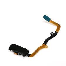 HOME BUTTON WITH FLEX CABLE COMPATIBLE FOR SAMSUNG S7 EDGE BLACK PREMIUM