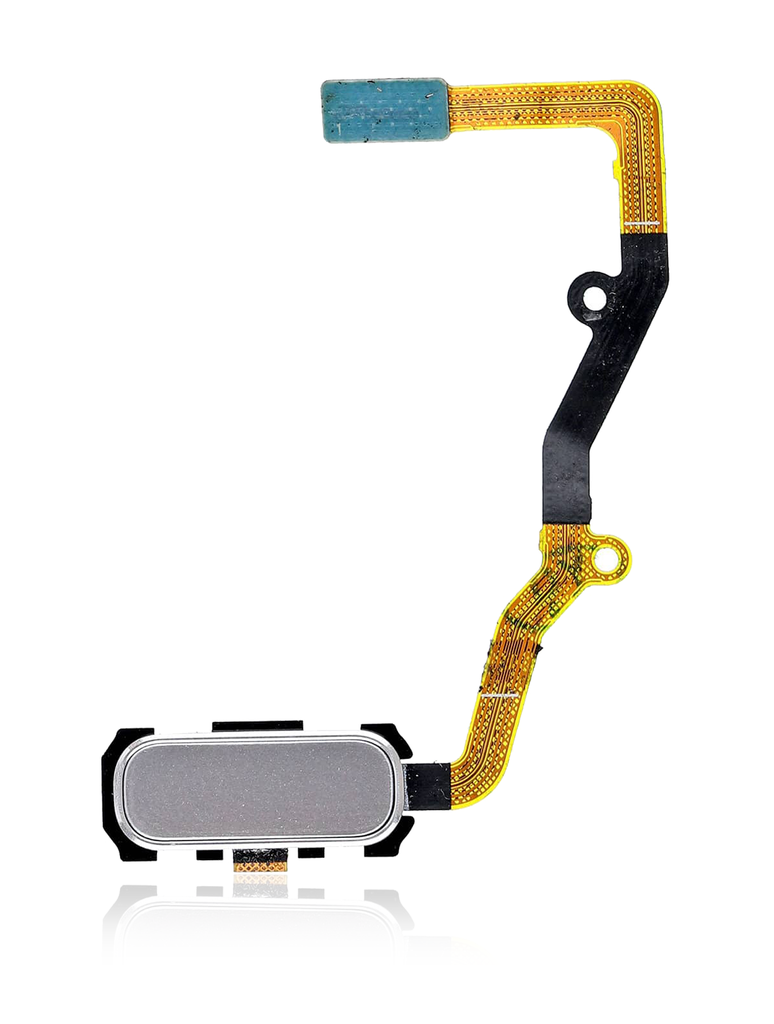 HOME BUTTON WITH FLEX CABLE COMPATIBLE FOR SAMSUNG S7 EDGE SILVER PREMIUM