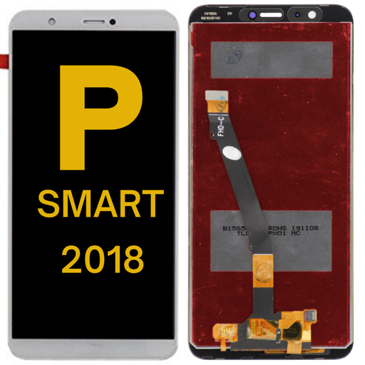 [PSMART-LCD-W-PREMIUM] LCD ASSEMBLY WITHOUT FRAME COMPATIBLE FOR HUAWEI P-SMART 2018 PREMIUM WHITE COLOR