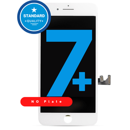 [IP7P-LCD-W-NO PLATE] LCD ASSEMBLY (WITHOUT) STEEL PLATE COMPATIBLE FOR IPHONE 7 PLUS STANDARD WHITE