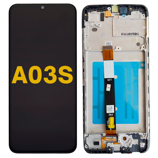 [A03S-LCD-B-F-US-PREMIUM] LCD ASSEMBLY WITH FRAME COMPATIBLE  FOR SAMSUNG A03S A037U M03S US VERSION PREMIUM ALL COLORS