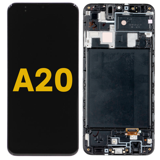 [A20-LCD-B-F-PREMIUM] OLED LCD ASSEMBLY WITH FRAME COMPATIBLE FOR SAMSUNG A20 A205 2019 (F) SUFFIX INTERNATIONAL VERSION PREMIUM ALL COLOR
