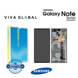 [N20ULTRA-LCD-W-F-SAMSUNG] SAMSUNG ORIGINAL SERVICE PACK LCD WITH FRAME  NOTE 20 ULTRA SM-N986 SM-N985 GH82-23596C GH82-23597C GH82-23599C WHITE COLOR