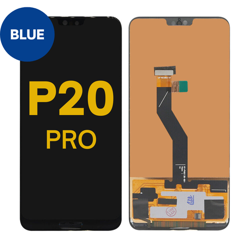 [P20PRO-LCD-BLUE-PREMIUM] LCD ASSEMBLY WITHOUT FRAME COMPATIBLE FOR HUAWEI P 20 PRO PREMIUM BLUE COLOR