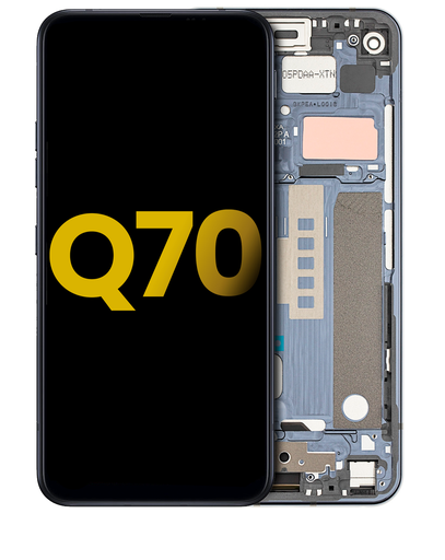 [Q70-LCD-B-F-PREMIUM] LCD ASSEMBLY WITH FRAME COMPATIBLE FOR LG Q70 Q620 PREMIUM BLACK COLOR