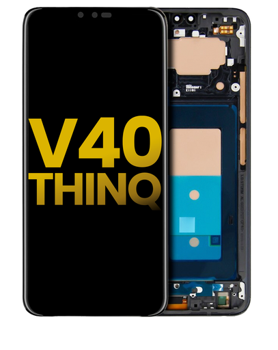 [V40-LCD-BLACK-F-PREMIUM] OLED LCD ASSEMBLY WITH FRAME COMPATIBLE FOR LG V40 THINQ V50 THINQ 5G PREMIUM BLACK COLOR